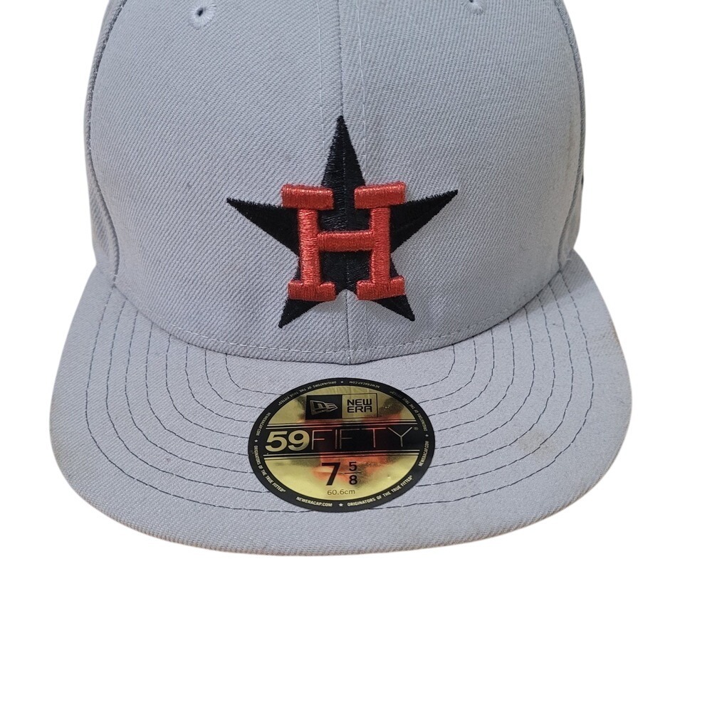 New Era Houston‎ Astros MLB American League Champs Gray 59Fifty Hat 7 5/8